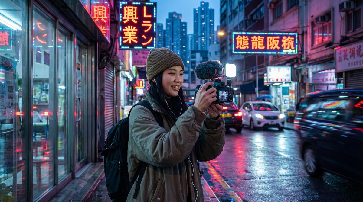 糖心vlog城市夜景短视频